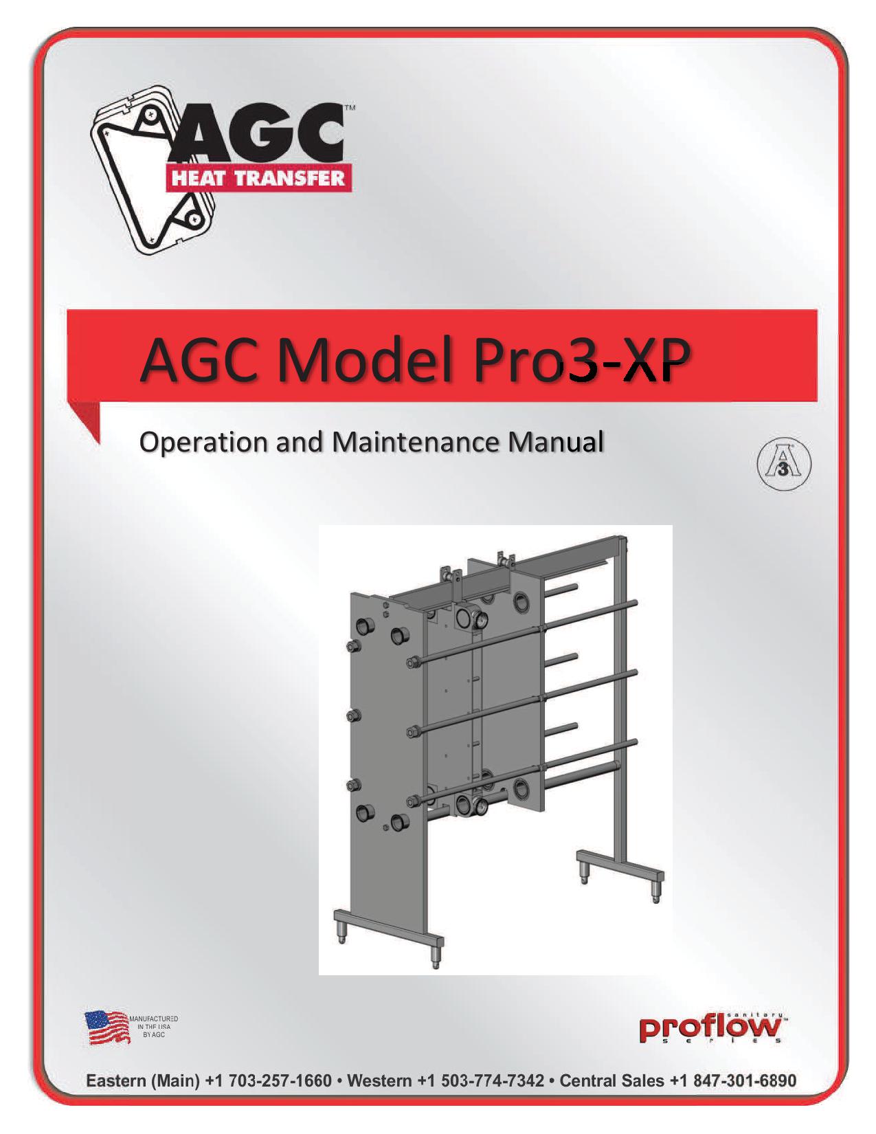Operation Manuals from AGC Heat Transfer